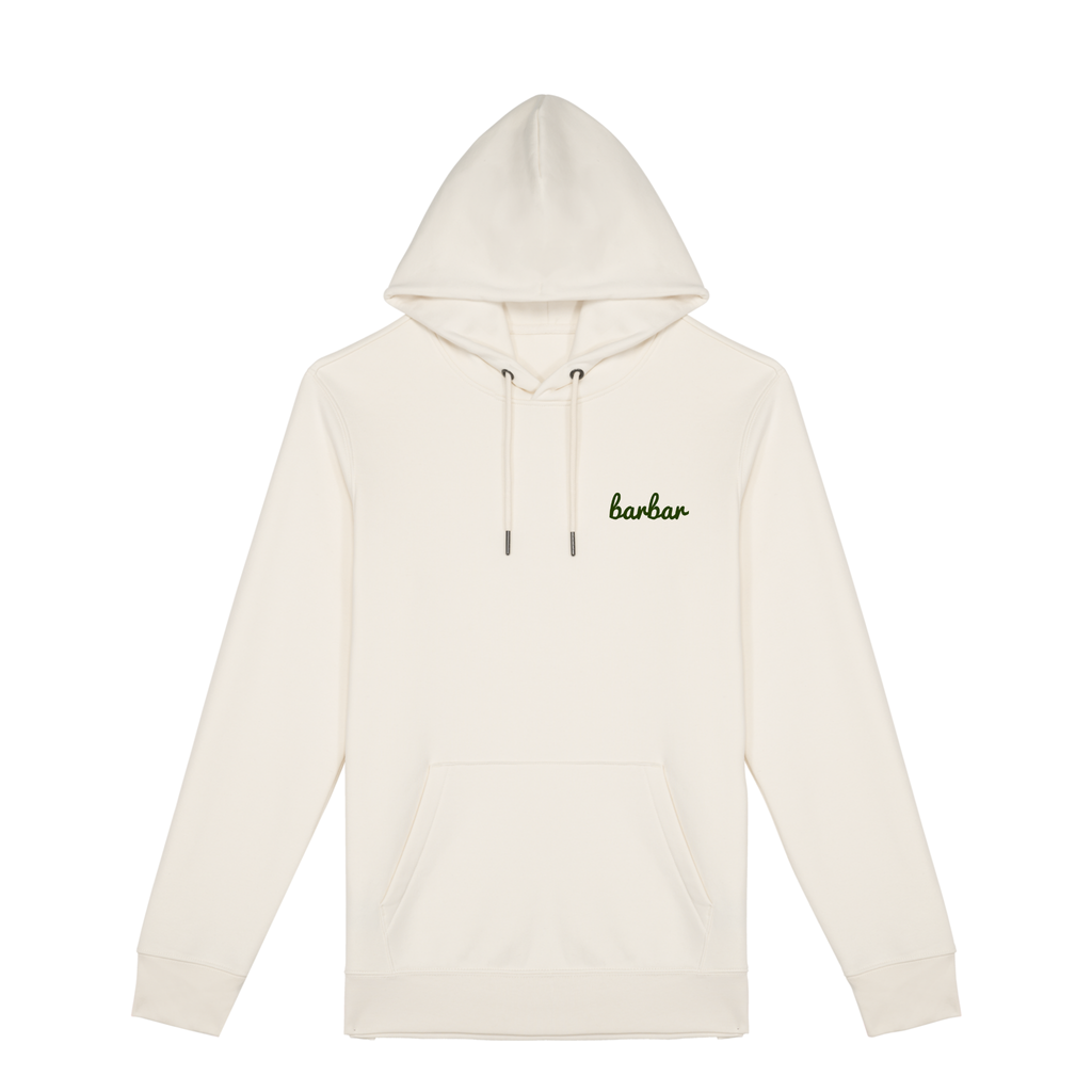 Uniseks Hoodie (BarBar Kakhi logo)