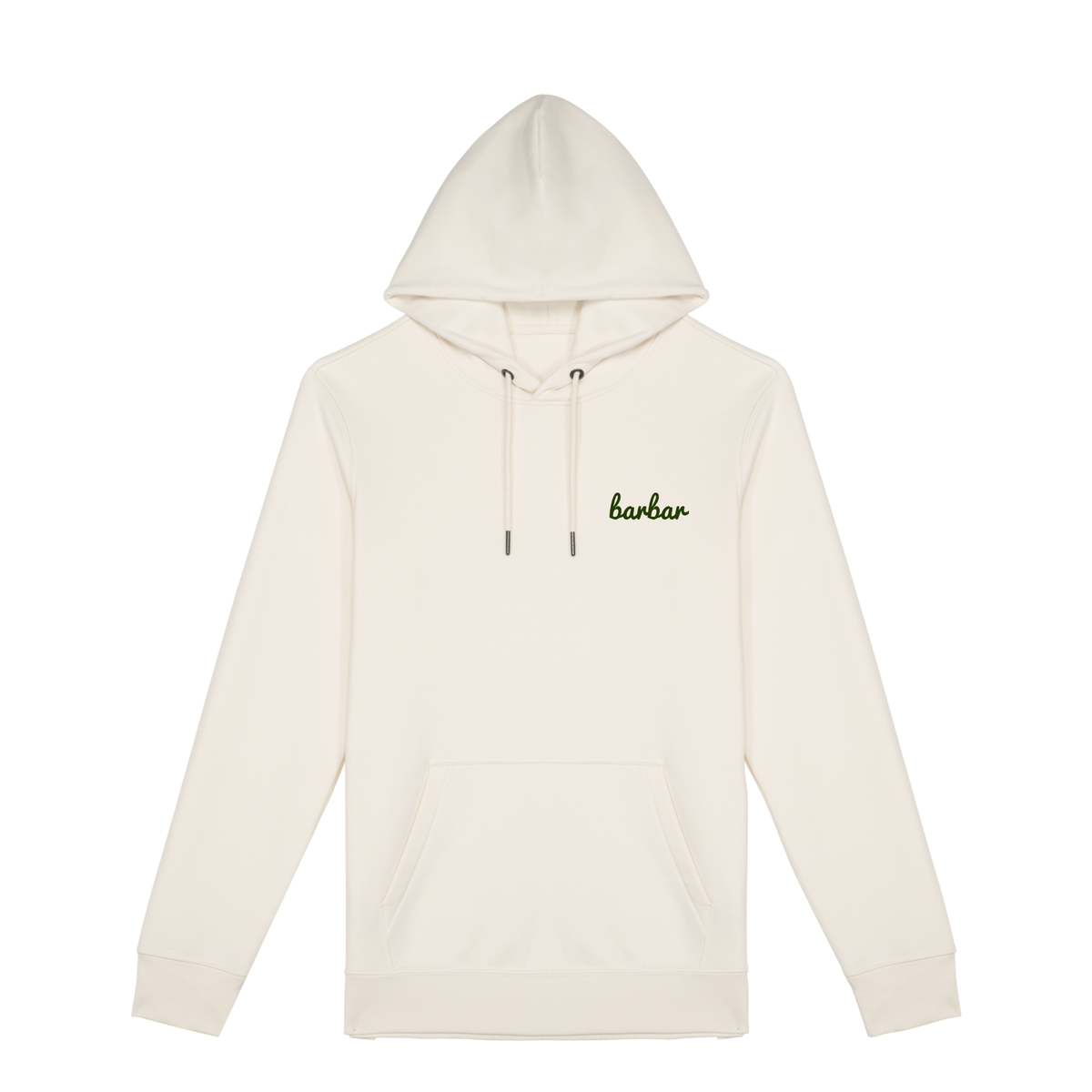 Uniseks Hoodie (BarBar Kakhi logo)