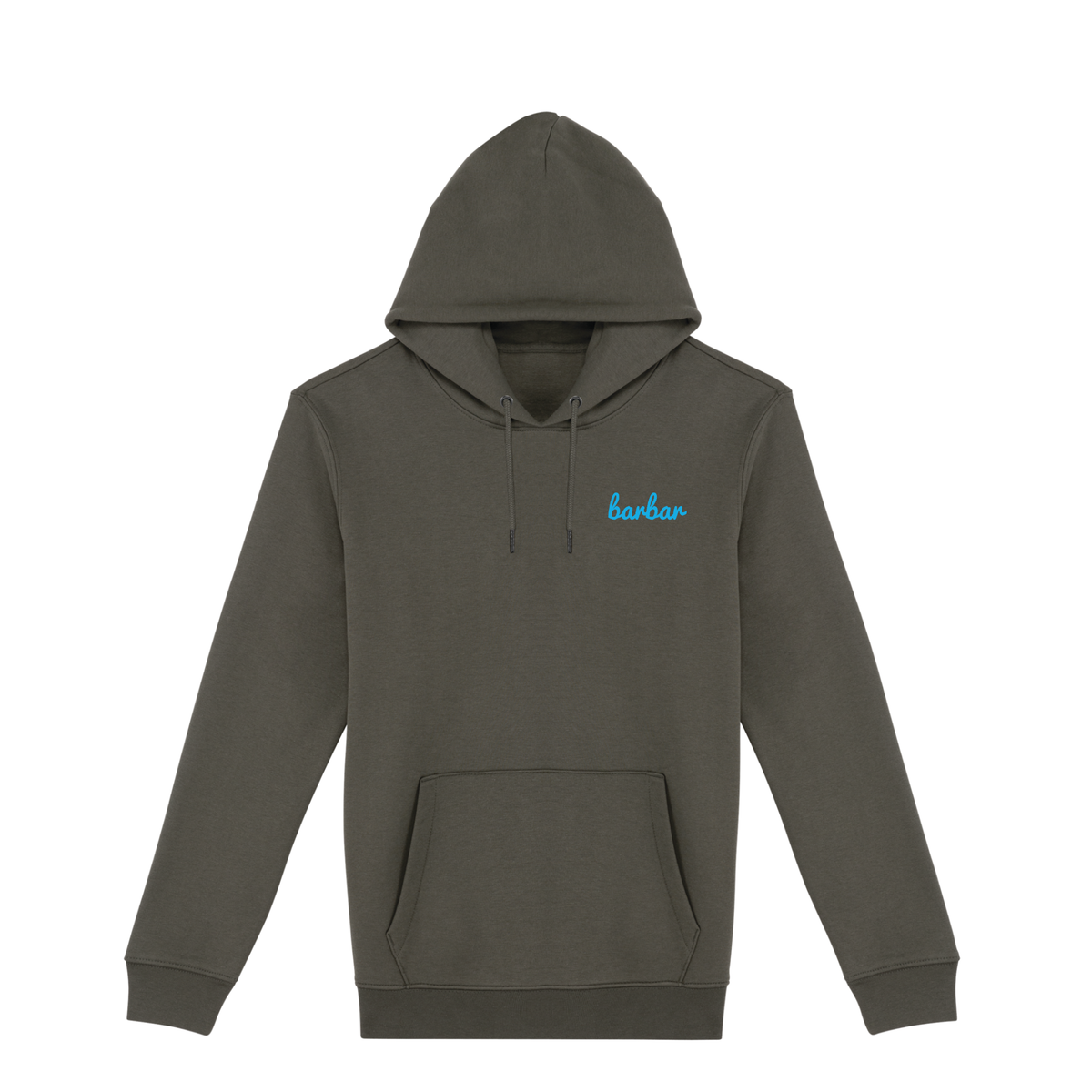 Uniseks Hoodie (BarBar Light blue logo)