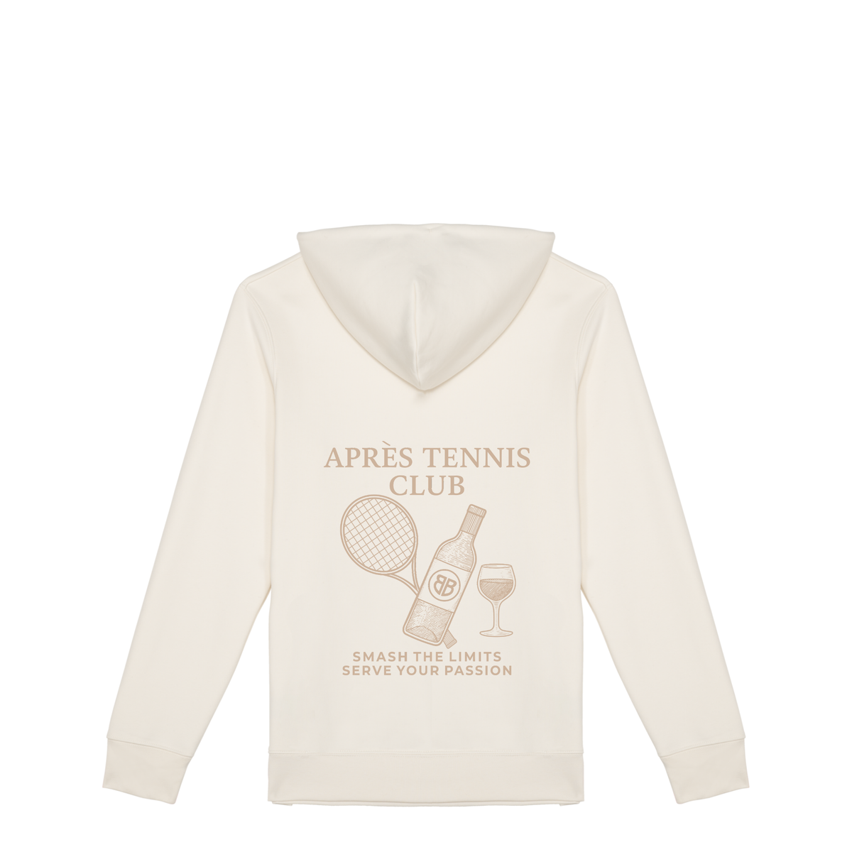Uniseks Hoodie Après Tennis Club (Off-white logo)