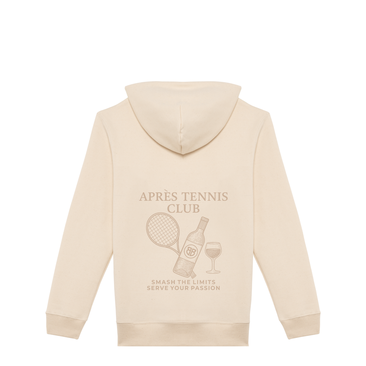 Uniseks Hoodie Après Tennis Club (Off-white logo)