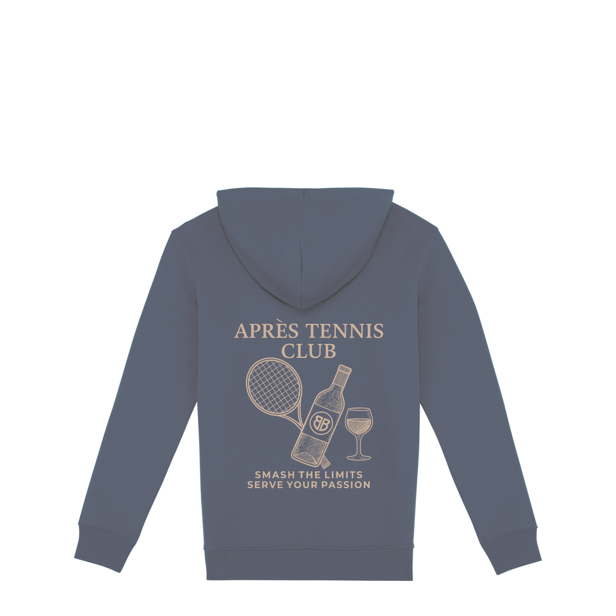 Uniseks Hoodie Après Tennis Club (Off-white logo)