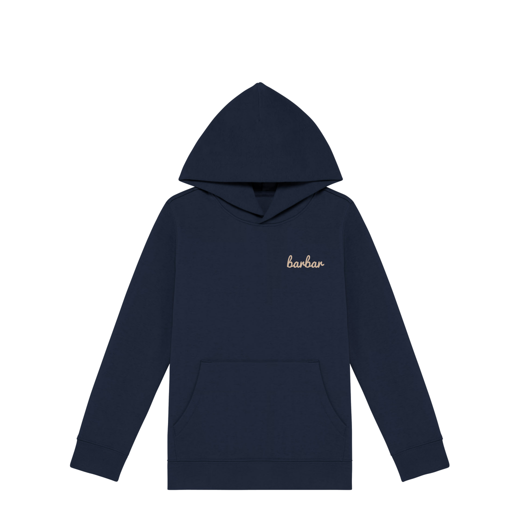Kinder Hoodie (BarBar Off-white logo)