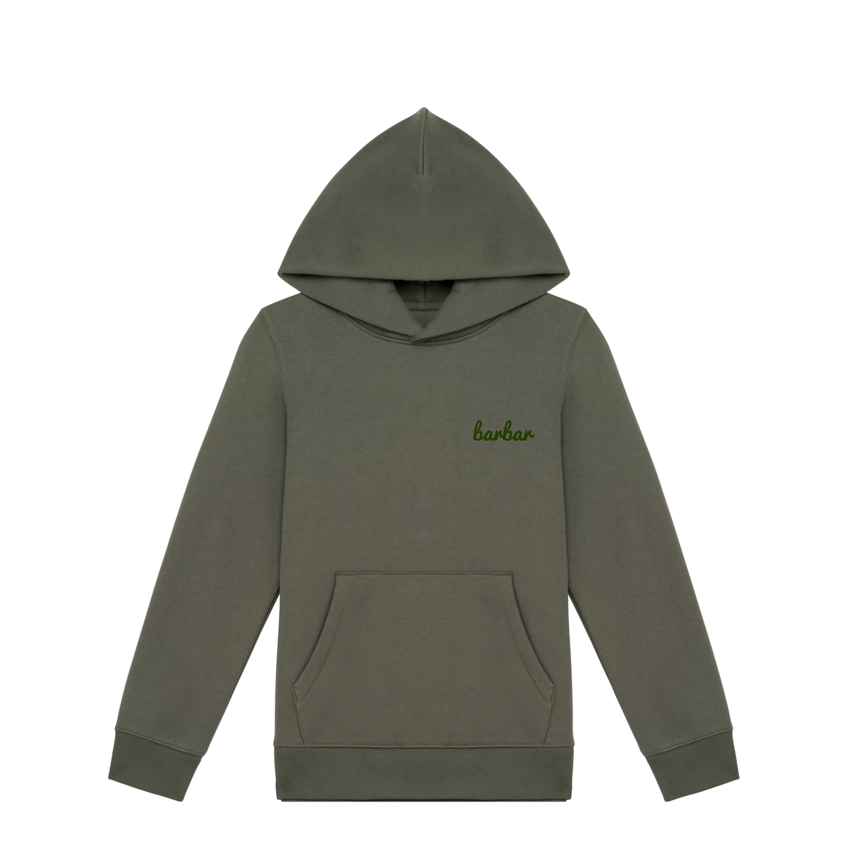 Kinder Hoodie (BarBar Kakhi logo)