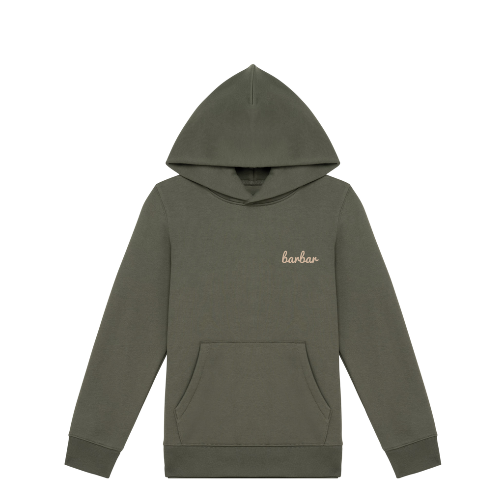 Kinder Hoodie (BarBar Off-white logo)