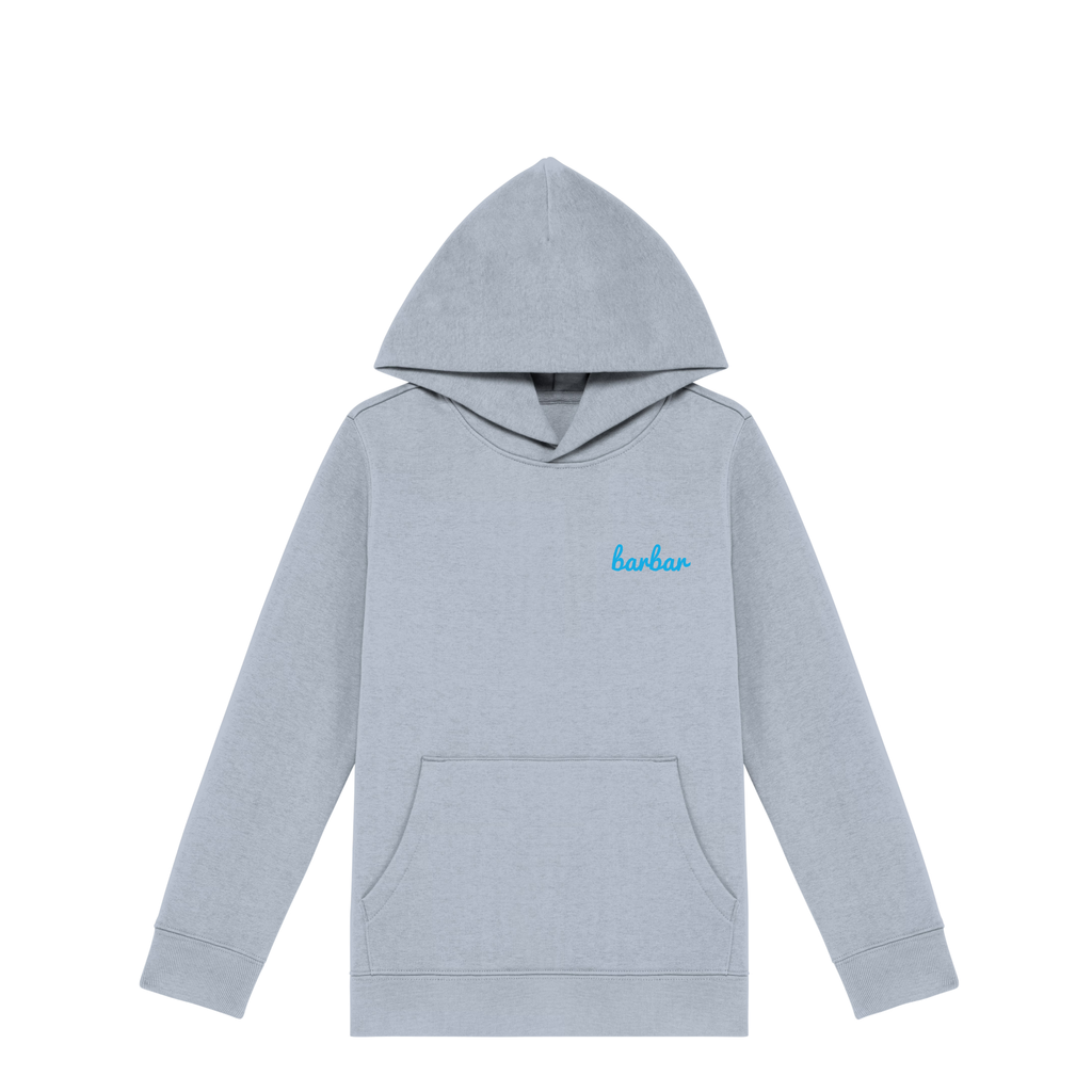 Kinder Hoodie (BarBar Light blue logo)