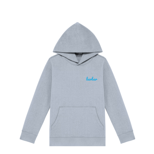 Kinder Hoodie (BarBar Light blue logo)