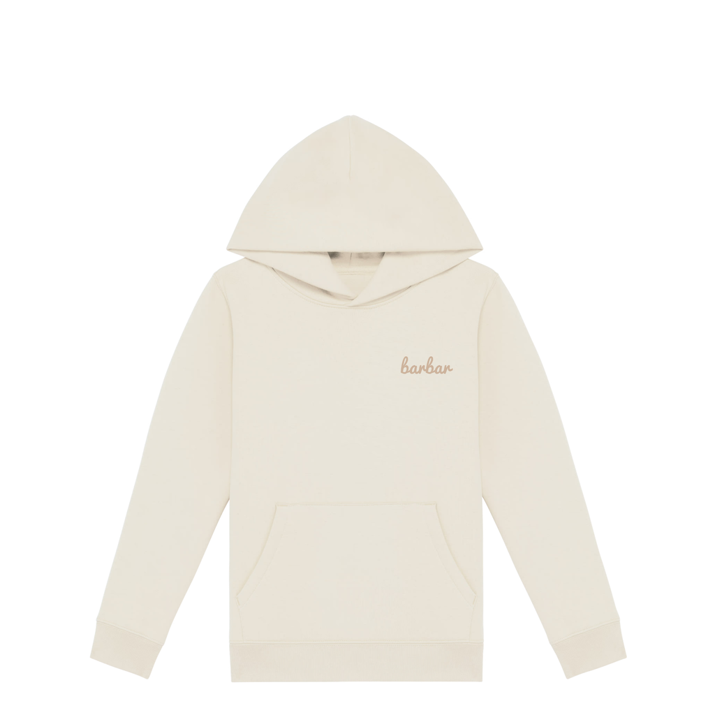 Kinder Hoodie (BarBar Off-white logo)