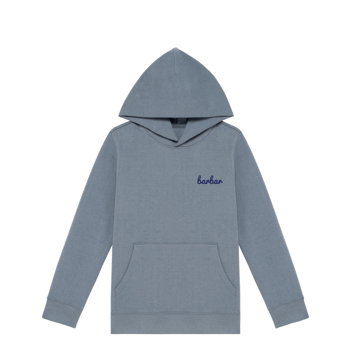 Kinder Hoodie (BarBar Navy blue logo)