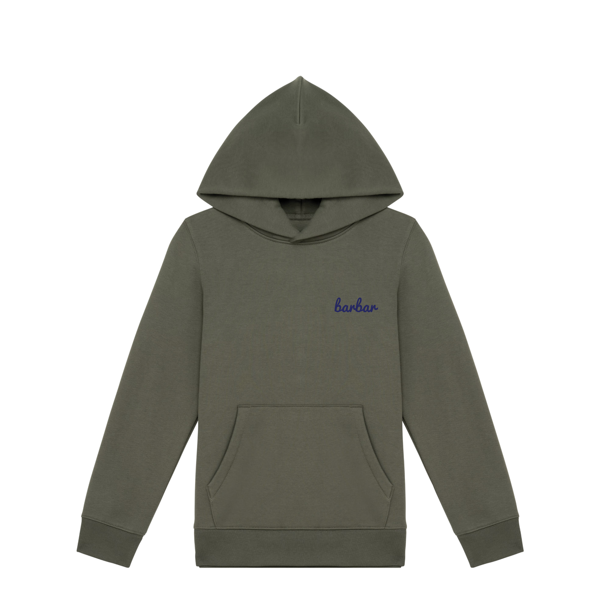 Kinder Hoodie (BarBar Navy blue logo)