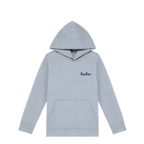 Kinder Hoodie (BarBar Navy blue logo)
