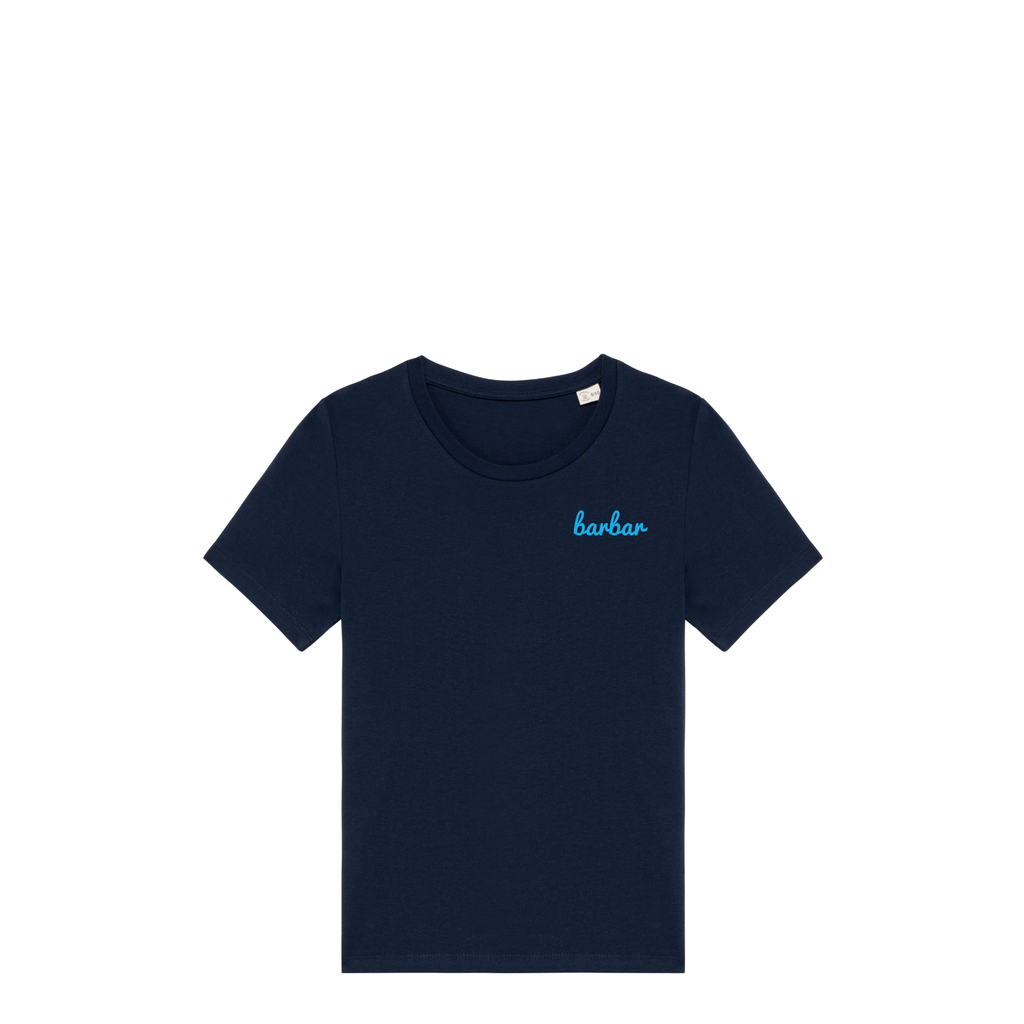 Kinder T-shirt (BarBar Light blue logo)