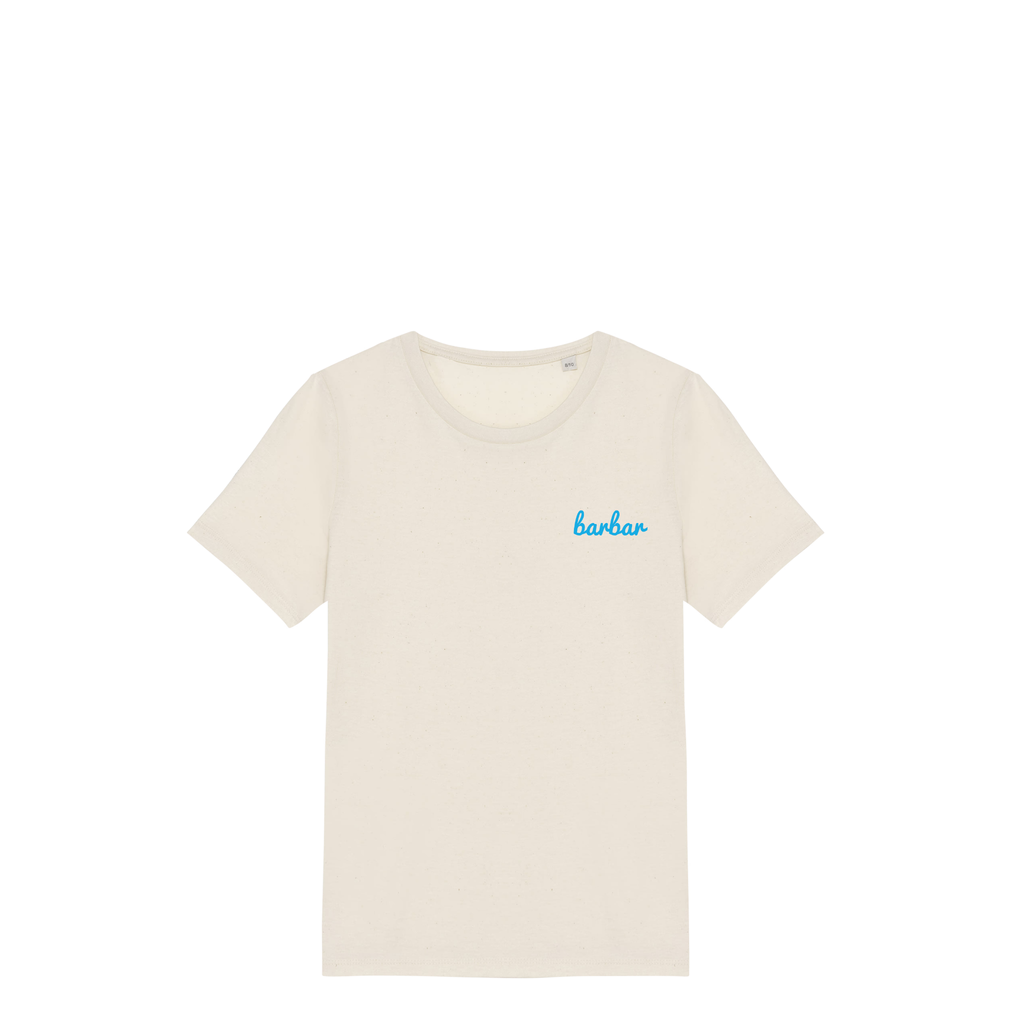 Kinder T-shirt (BarBar Light blue logo)