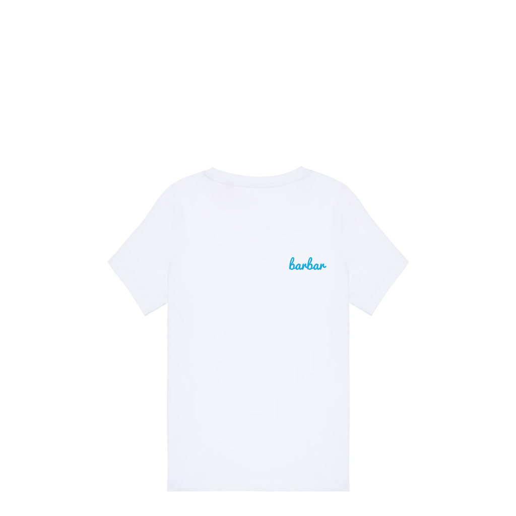 Kinder T-shirt (BarBar Light blue logo)