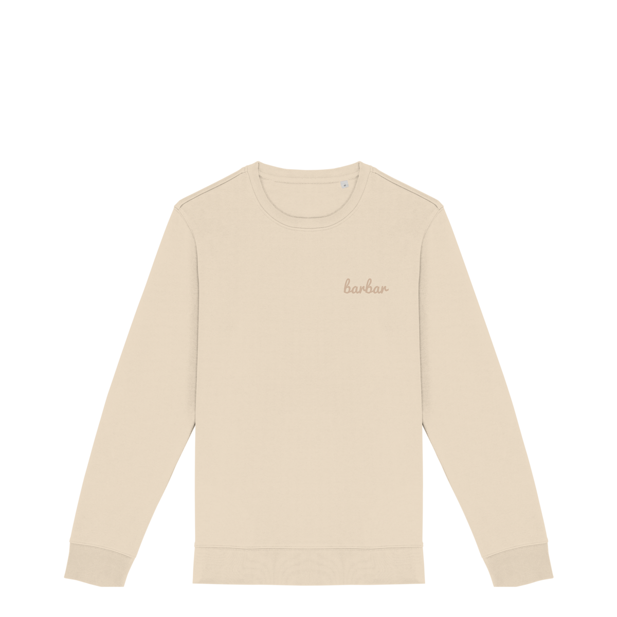 Uniseks Sweater (BarBar Off-white logo)