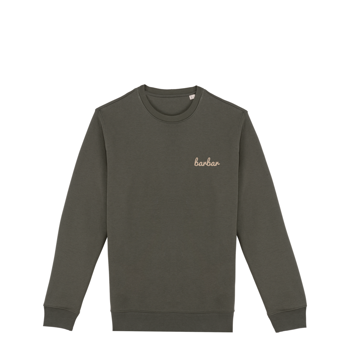 Uniseks Sweater (BarBar Off-white logo)