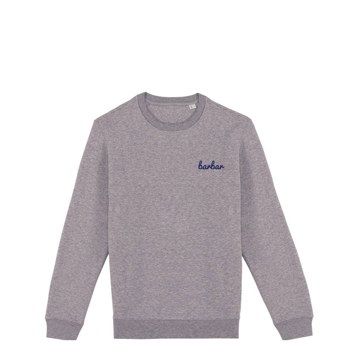 Uniseks Sweater (BarBar Navy blue logo)