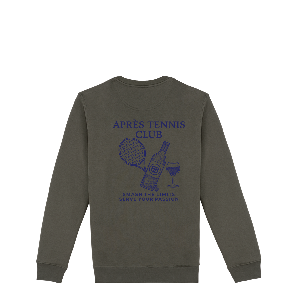 Uniseks Sweater Après Tennis Club (Navy Blue logo)