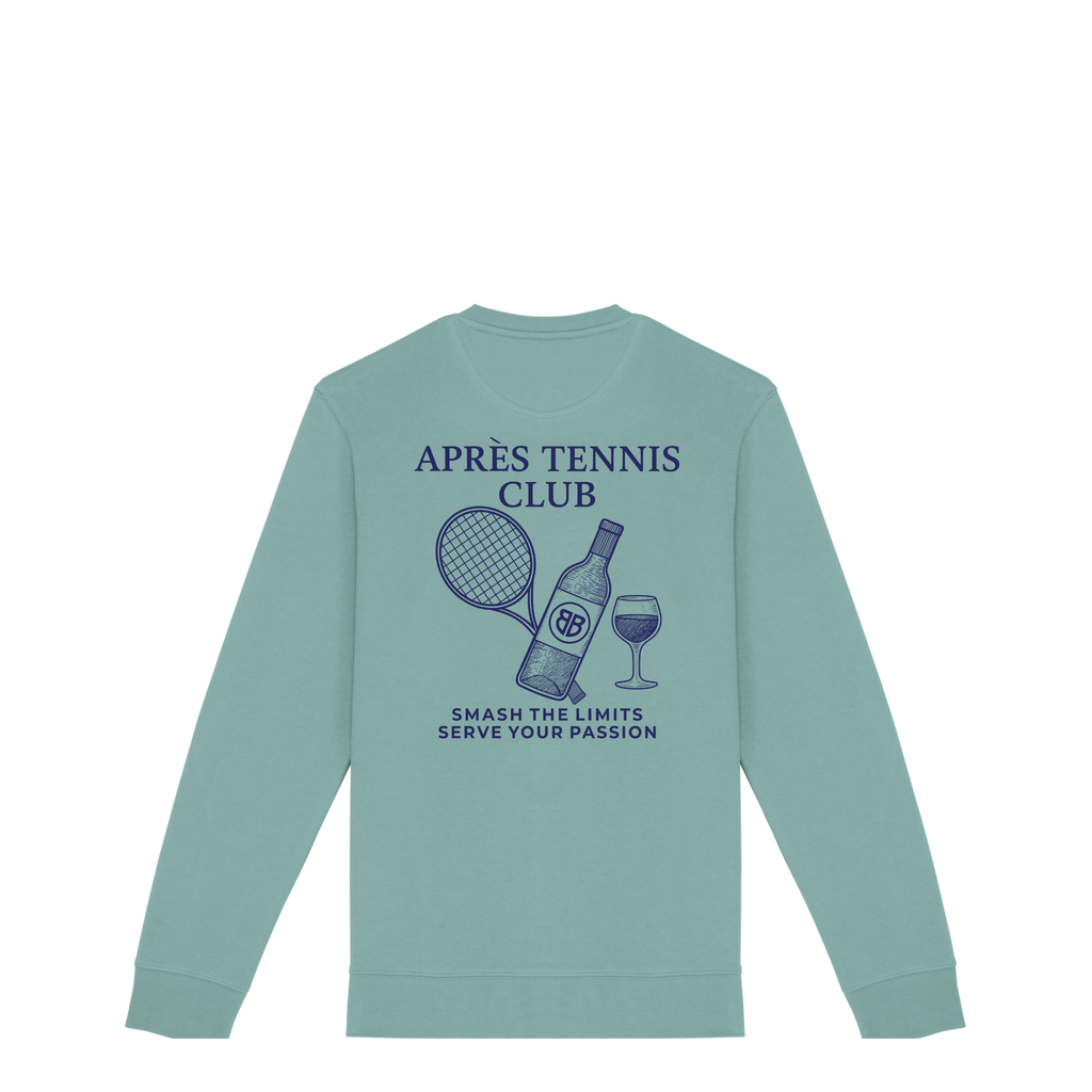 Uniseks Sweater Après Tennis Club (Navy Blue logo)