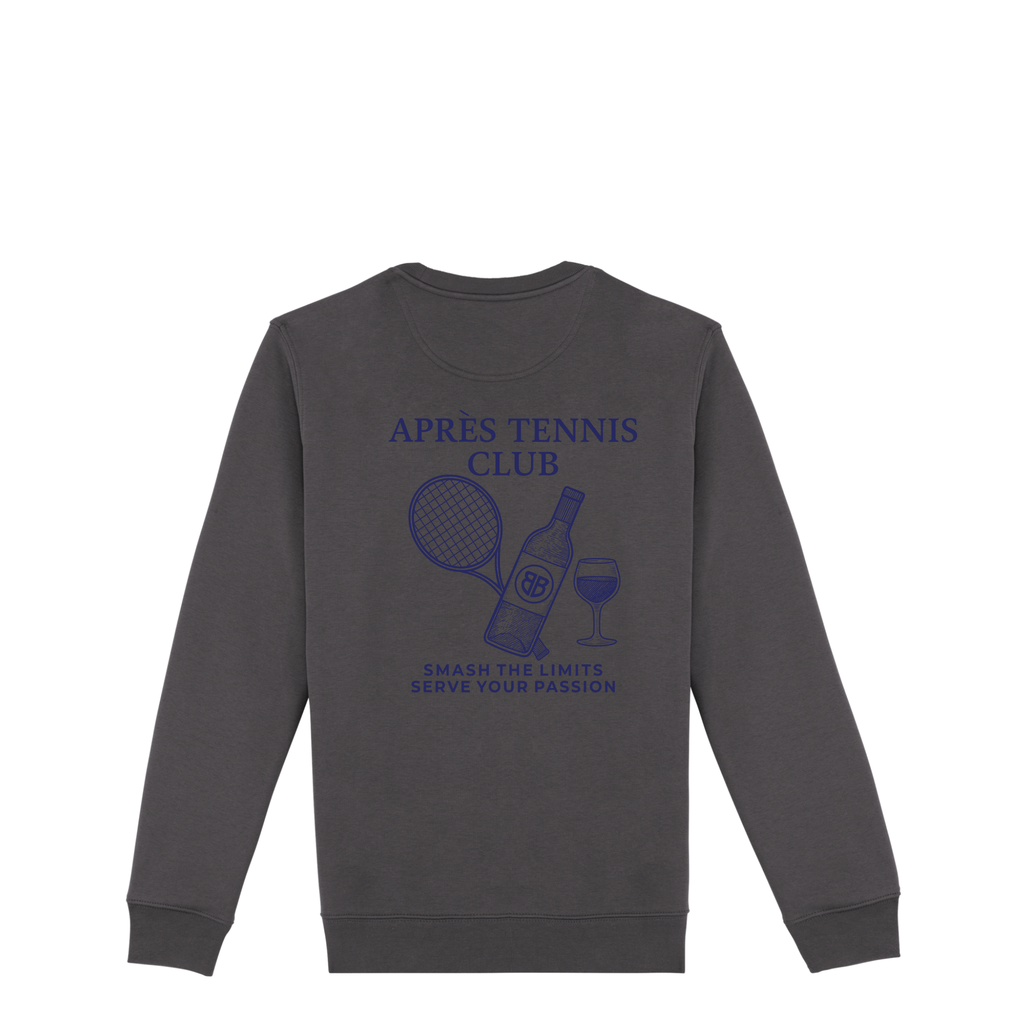 Uniseks Sweater Après Tennis Club (Navy Blue logo)