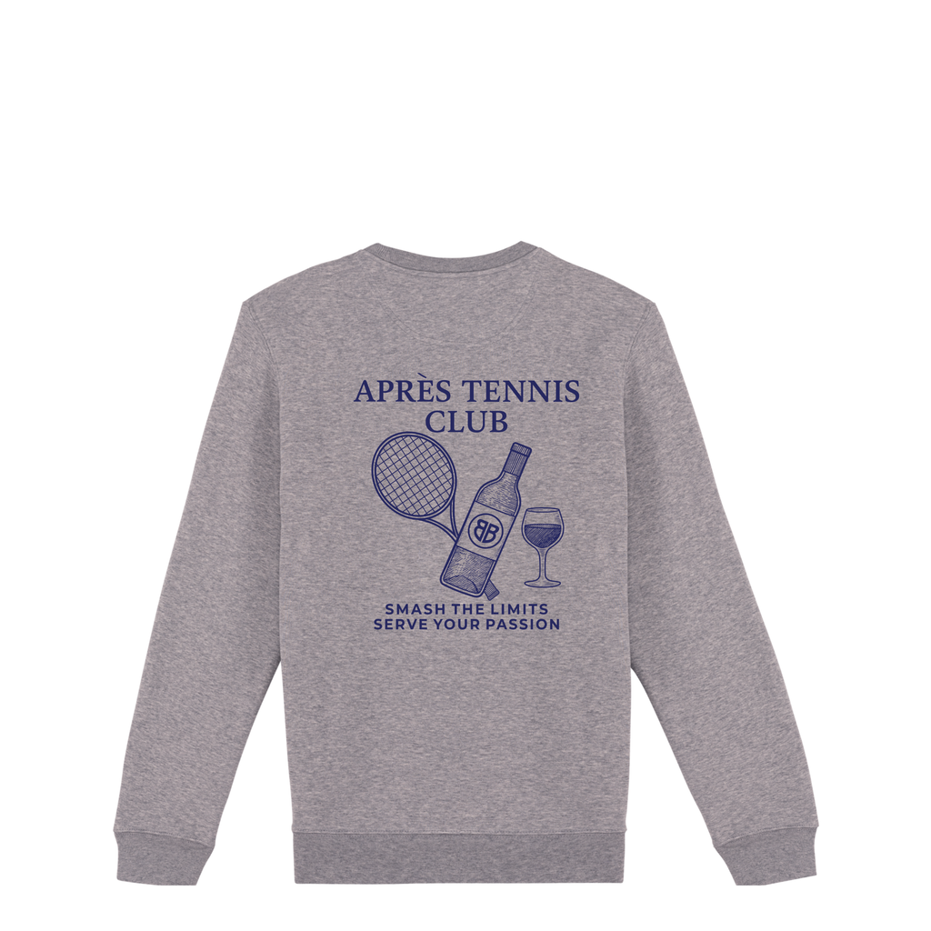 Uniseks Sweater Après Tennis Club (Navy Blue logo)
