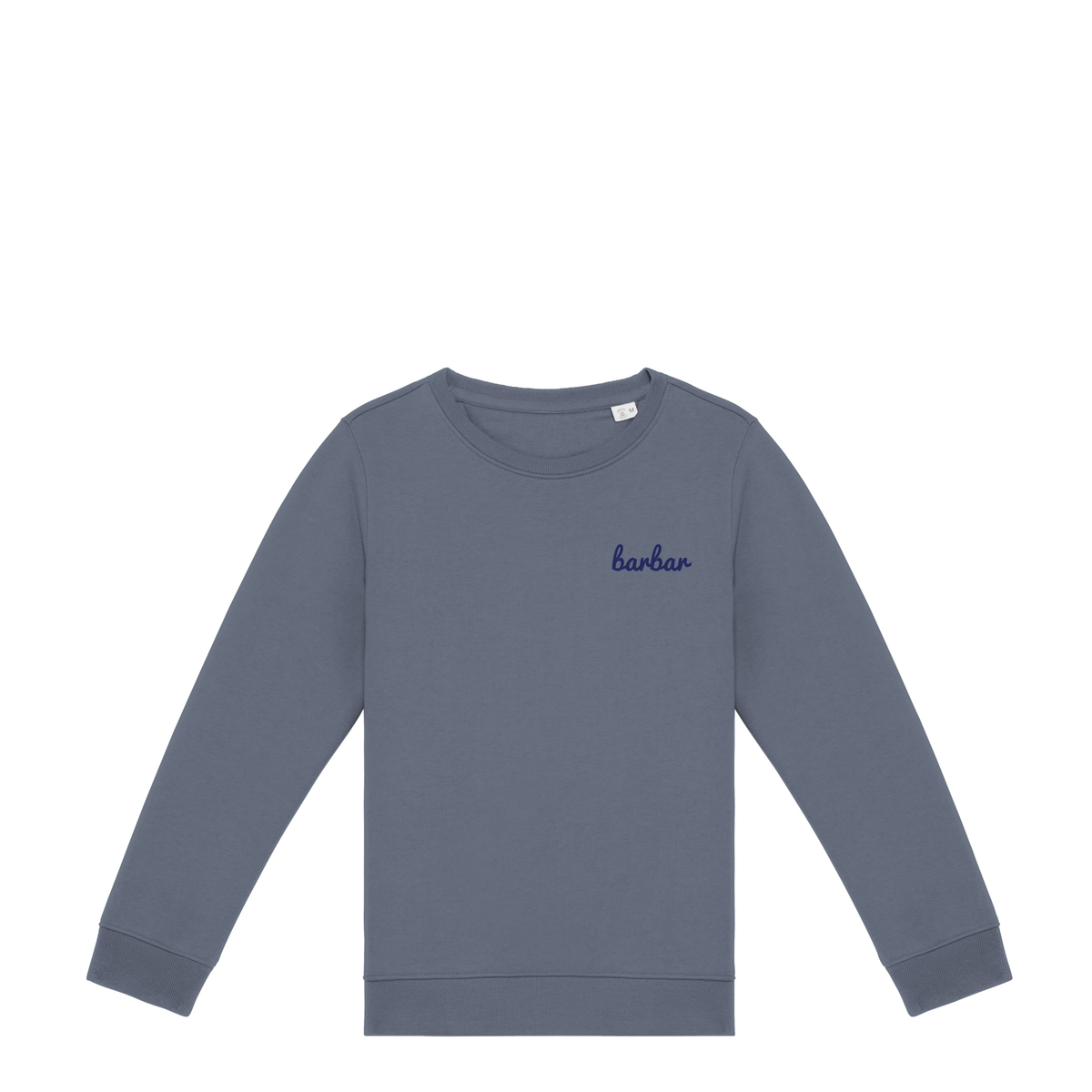 Kinder Sweater (BarBar Navy blue logo)