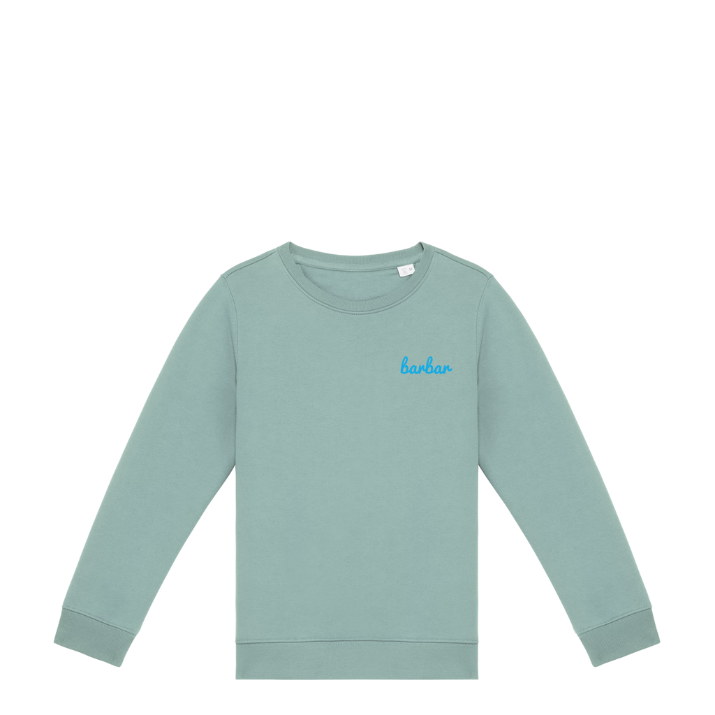 Kinder Sweater (BarBar Light blue logo)