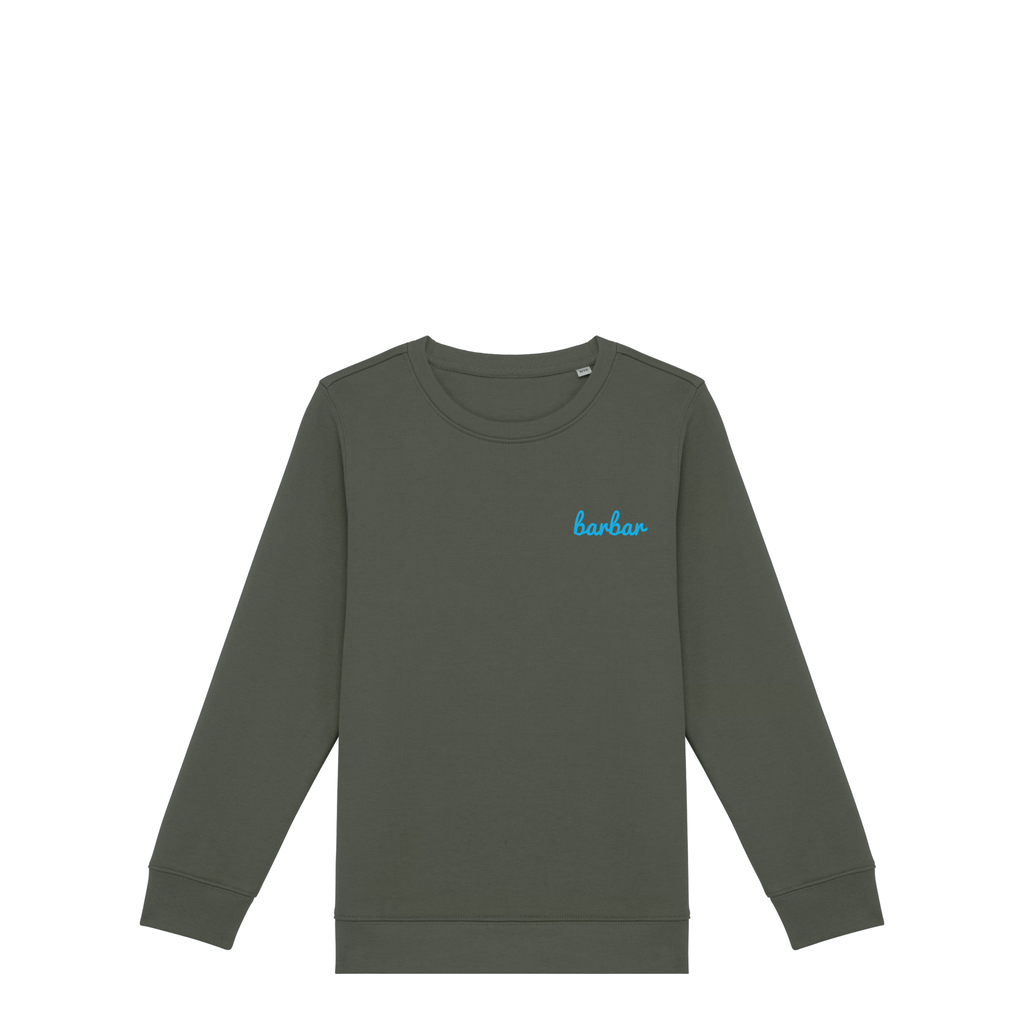 Kinder Sweater (BarBar Light blue logo)
