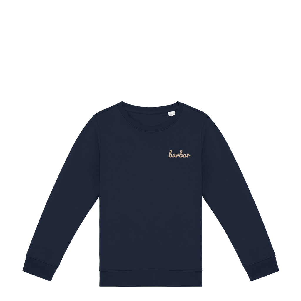 Kinder Sweater (BarBar Off-white logo)