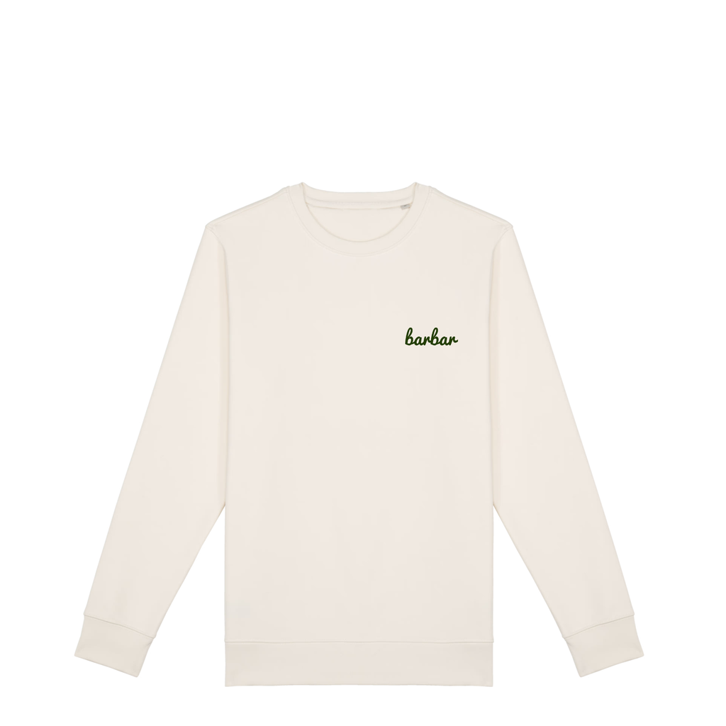 Uniseks Sweater (BarBar Kakhi logo)