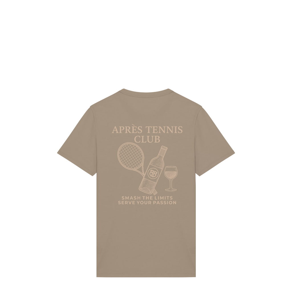 Uniseks T-shirt Après Tennis Club (Off-white logo)