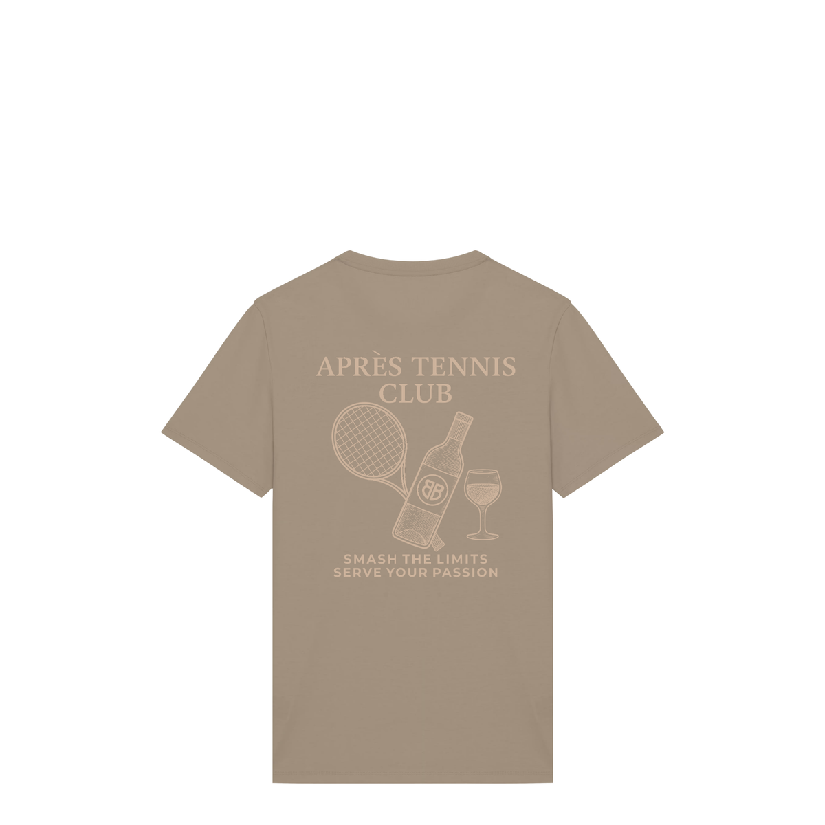 Uniseks T-shirt Après Tennis Club (Off-white logo)