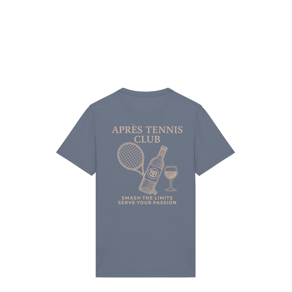 Uniseks T-shirt Après Tennis Club (Off-white logo)