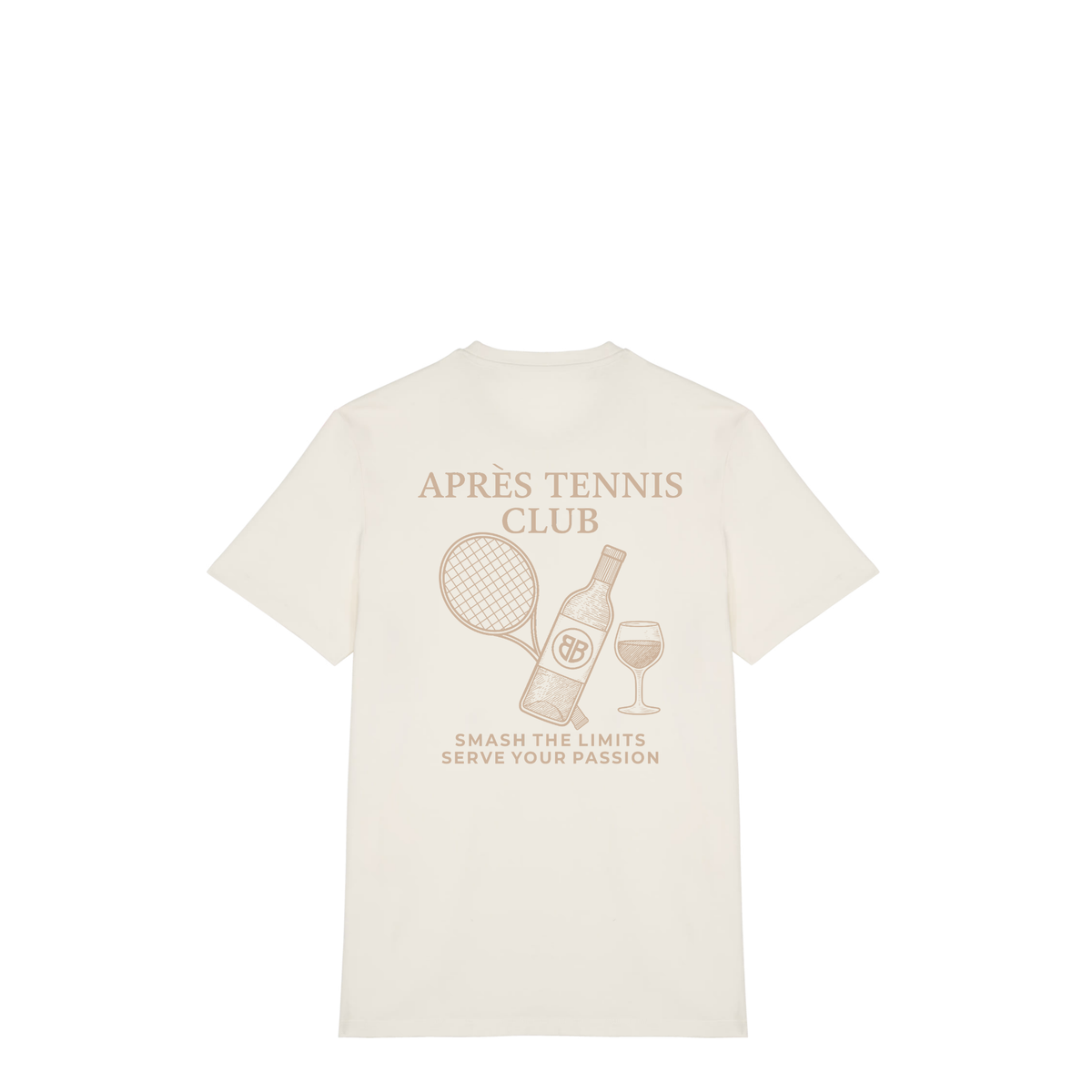 Uniseks T-shirt Après Tennis Club (Off-white logo)
