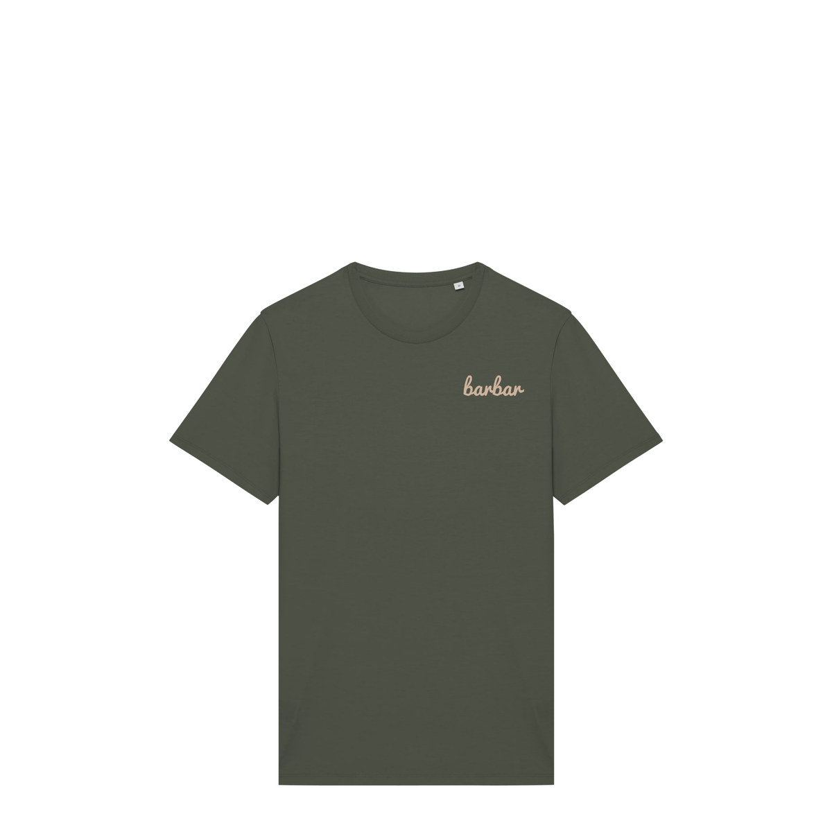 Uniseks T-shirt (BarBar Off-white logo)