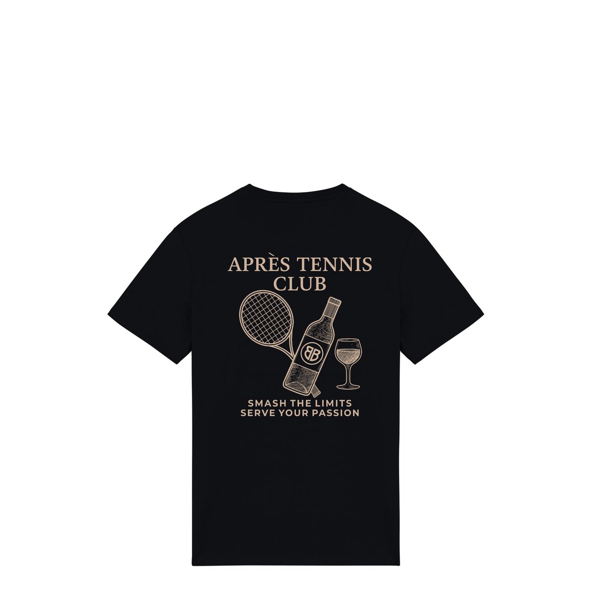 Uniseks T-shirt Après Tennis Club (Off-white logo)