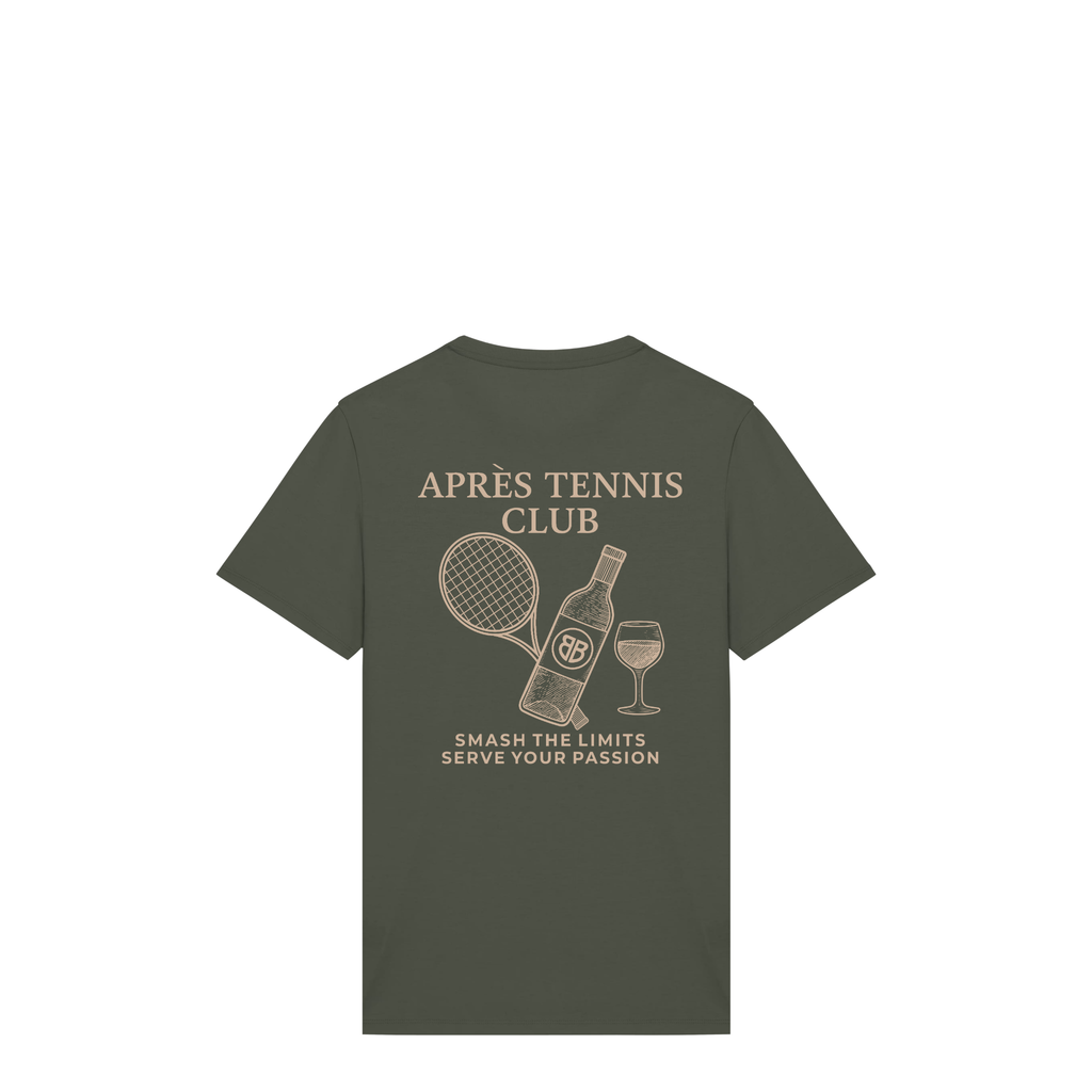 Uniseks T-shirt Après Tennis Club (Off-white logo)