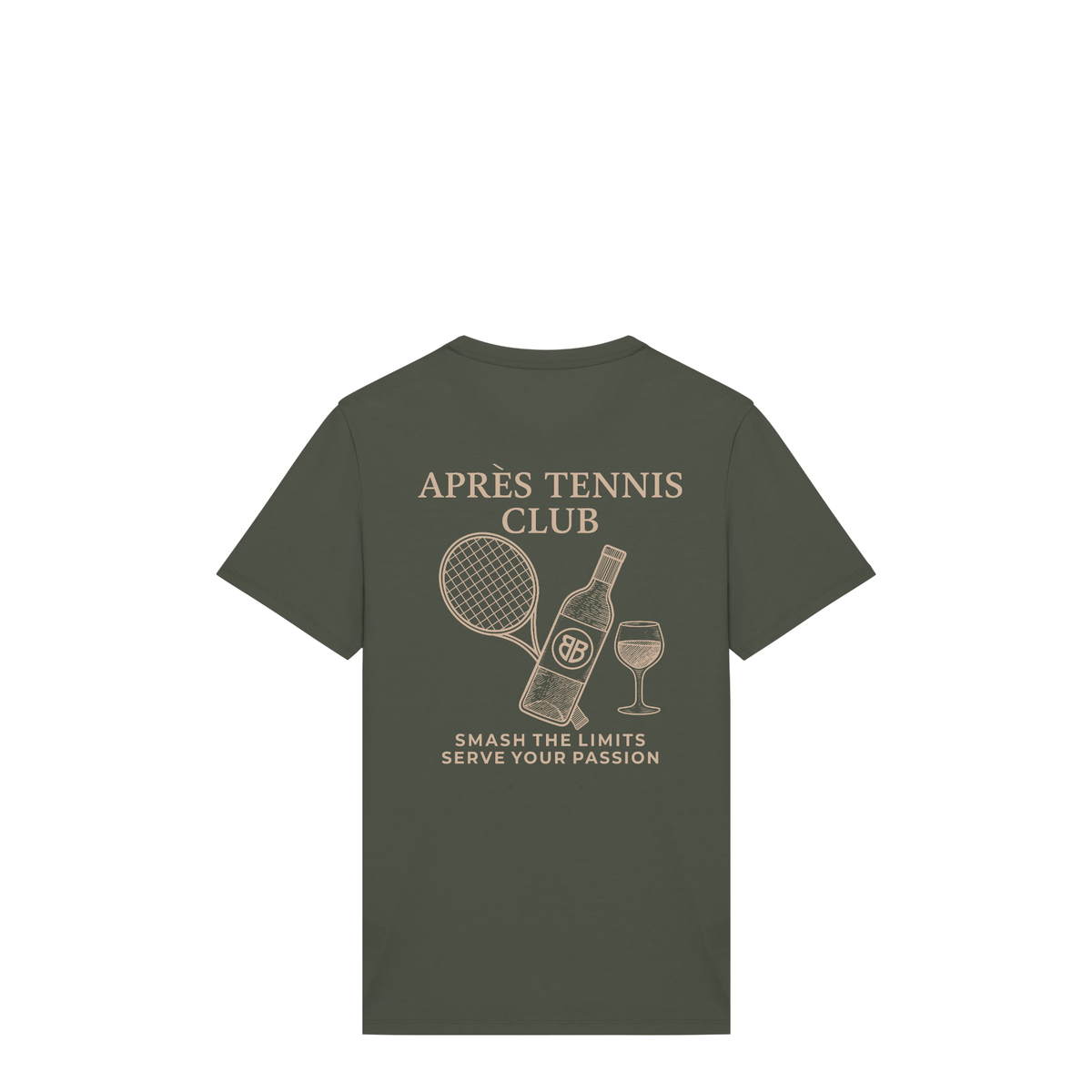 Uniseks T-shirt Après Tennis Club (Off-white logo)