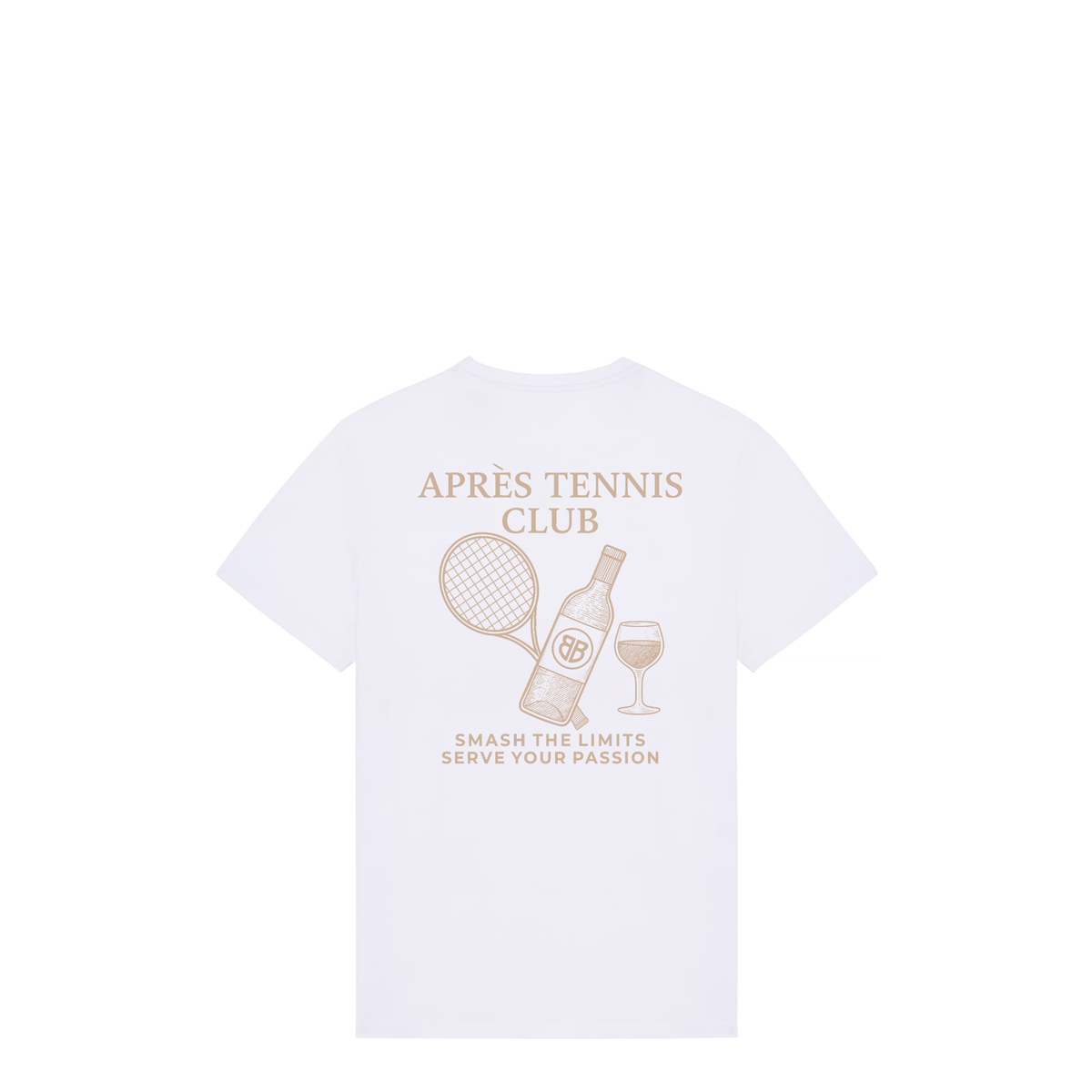 Uniseks T-shirt Après Tennis Club (Off-white logo)