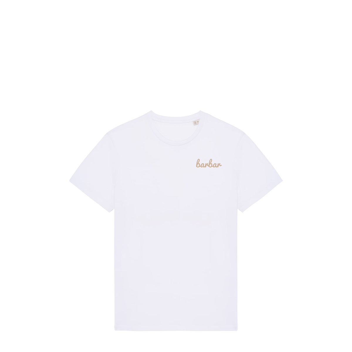 Uniseks T-shirt (BarBar Off-white logo)