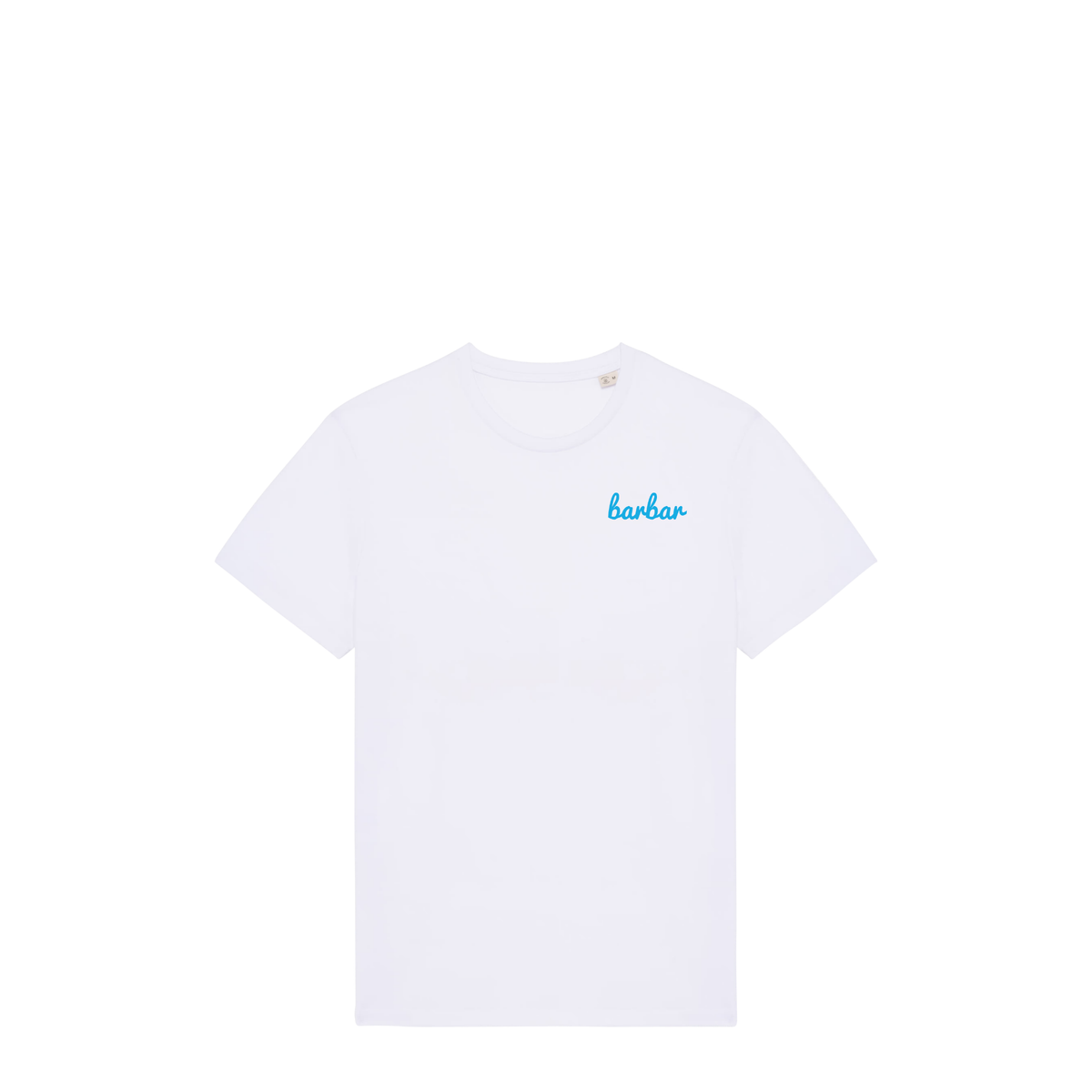 Uniseks T-shirt (BarBar Light blue logo)