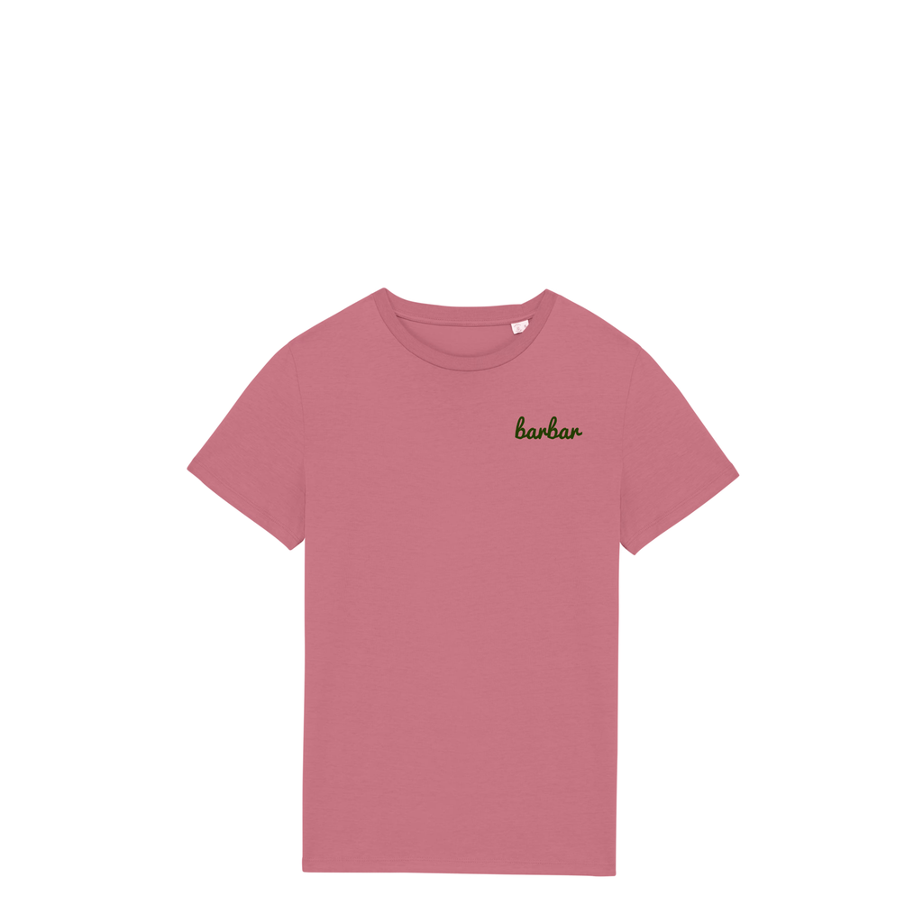 Uniseks T-shirt (BarBar Khaki logo)
