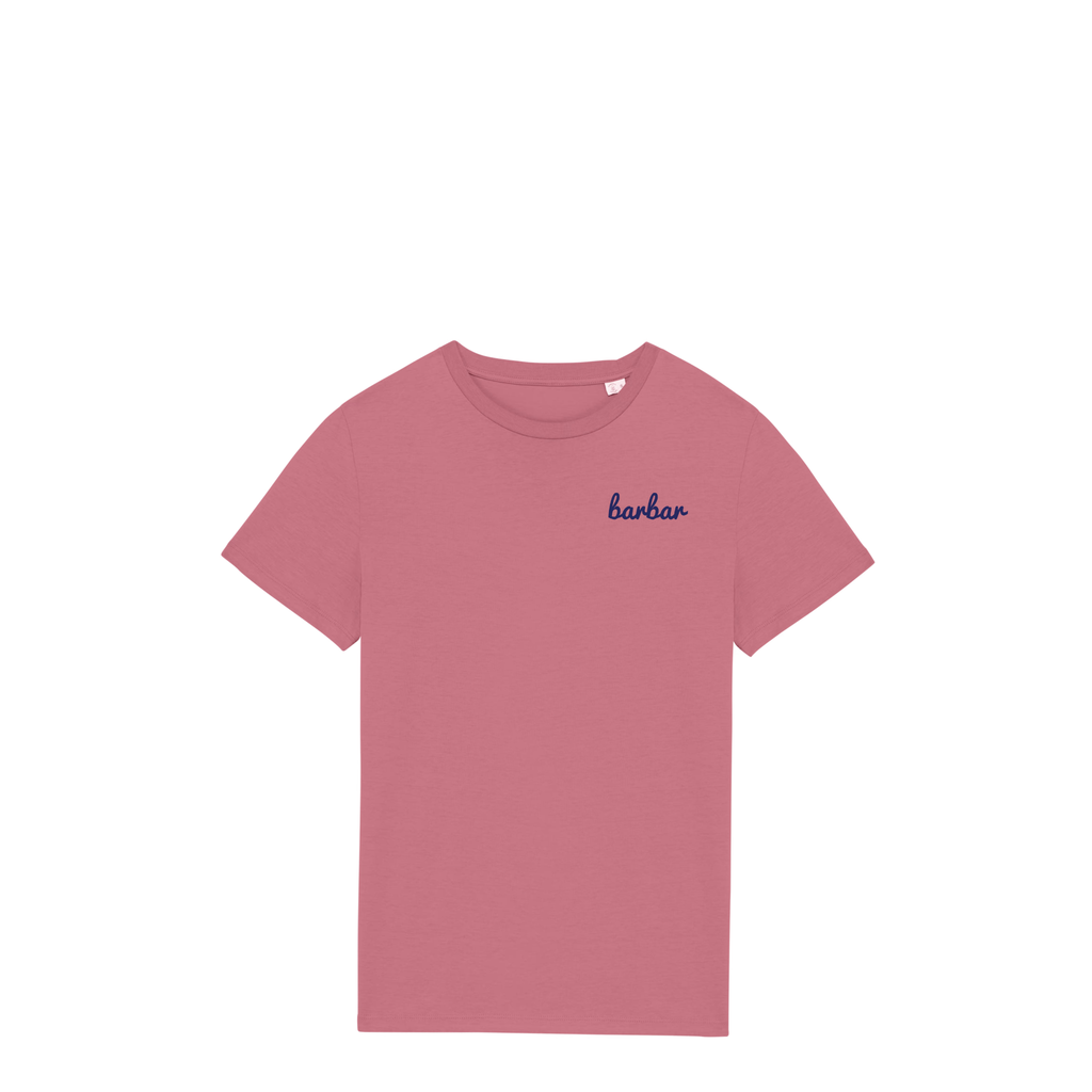 Uniseks T-shirt (BarBar Navy blue logo)