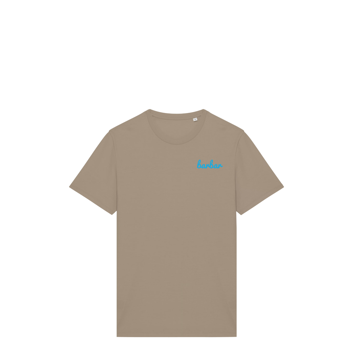Uniseks T-shirt (BarBar Light blue logo)