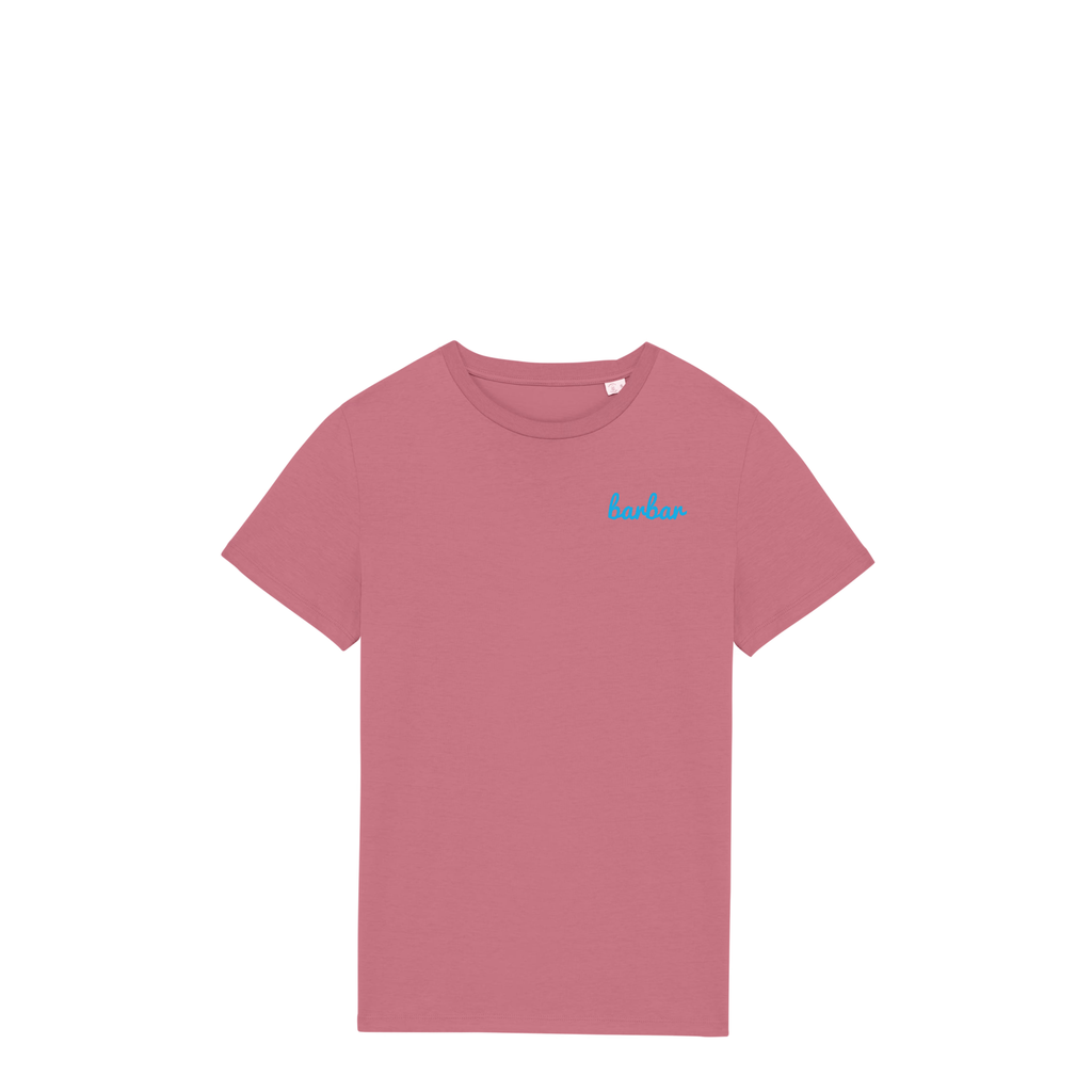 Uniseks T-shirt (BarBar Light blue logo)