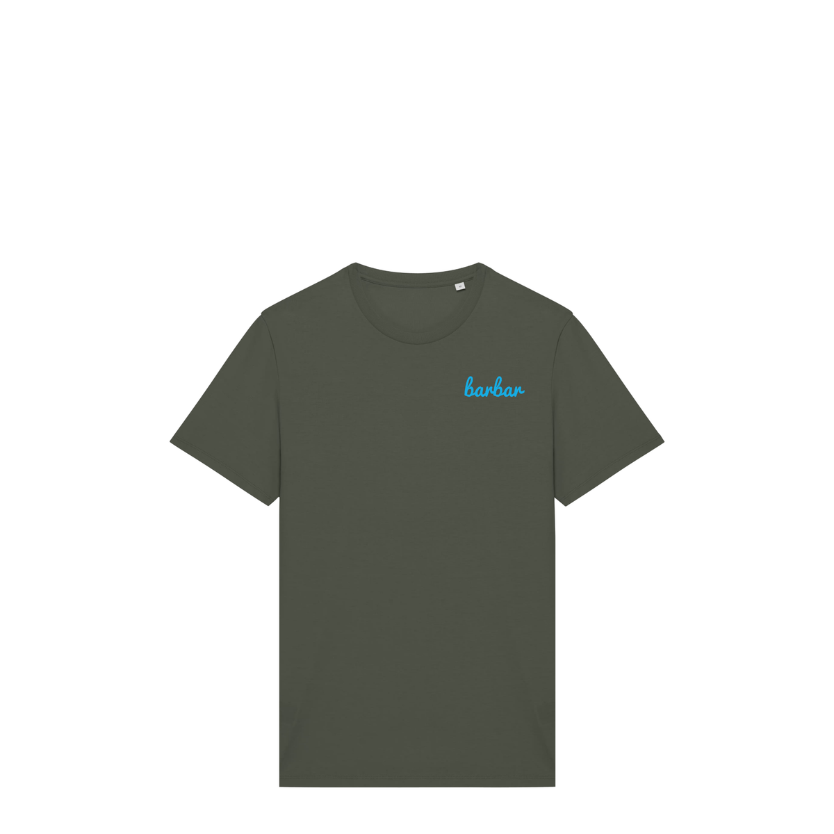 Uniseks T-shirt (BarBar Light blue logo)