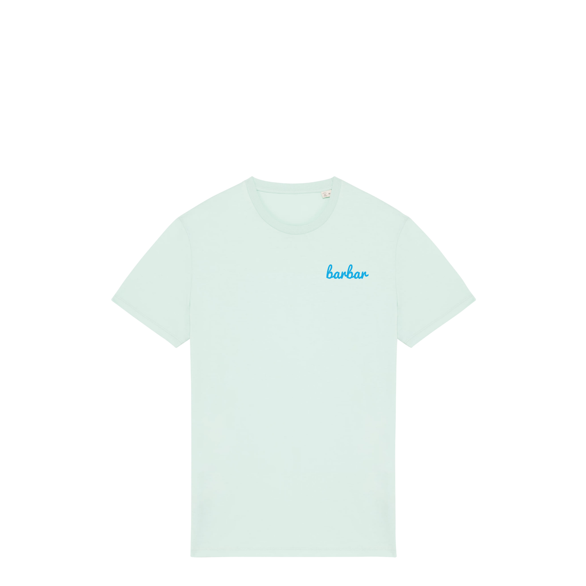 Uniseks T-shirt (BarBar Light blue logo)