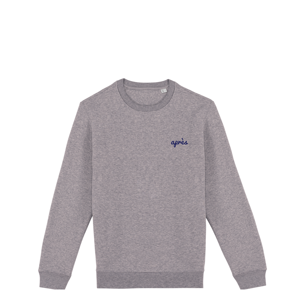 Uniseks Sweater Après Tennis Club (Navy Blue logo)