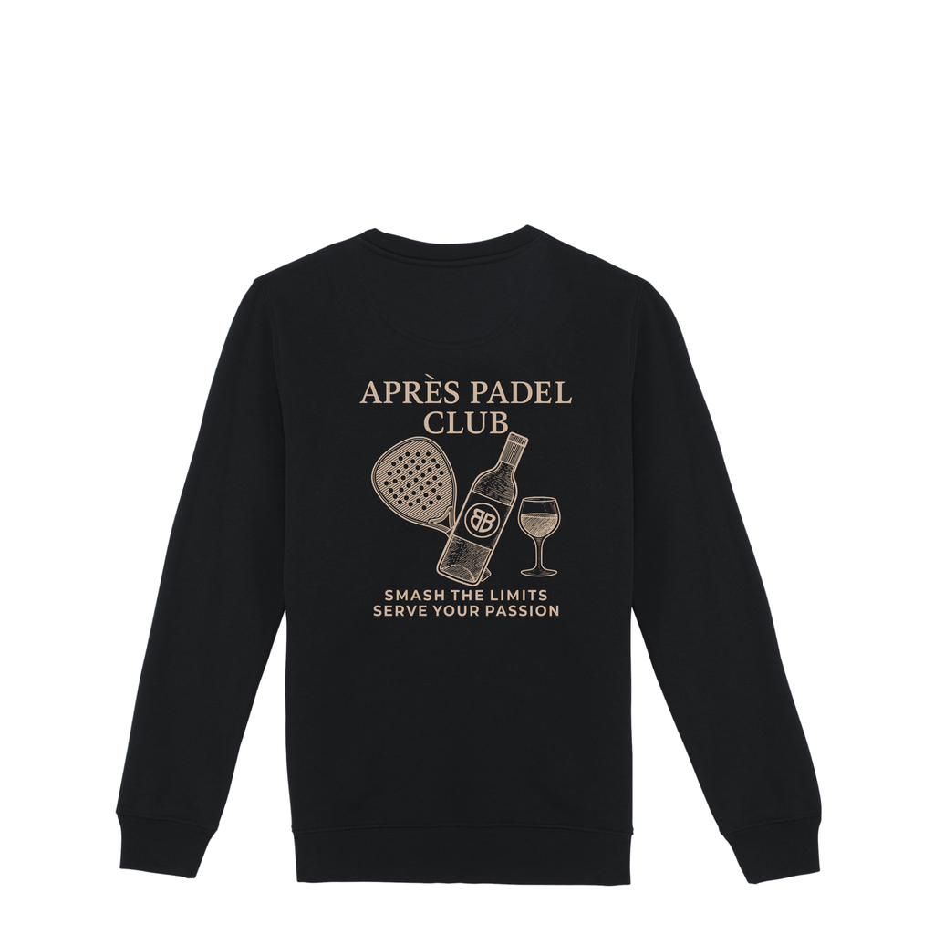 Uniseks Sweater Après Padel Club (Off-white logo)