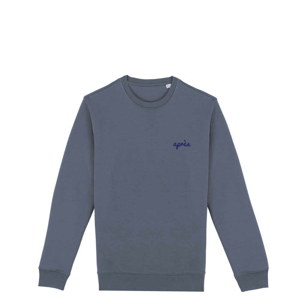 Uniseks Sweater Après Tennis Club (Navy Blue logo)